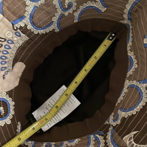 Emilio Pucci Brown and Blue Printed Bucket Hat - Picture 9 of 9